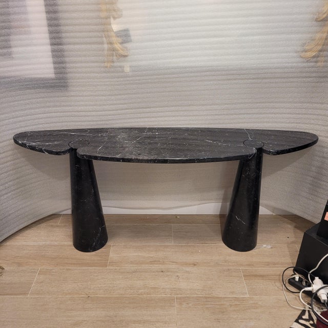 Marquina Black Marble Console by Angelo Mangiarotti, 1970 For Sale - Image 16 of 18