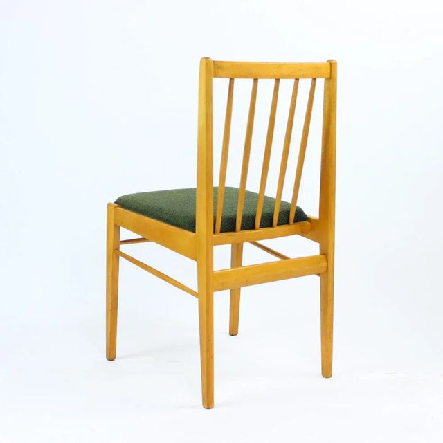 Czechoslovakian Blond Dining Chairs from Drevospoj, 1960s, Set of 4 For Sale - Image 6 of 14