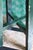 Farmhouse Vintage Green Painted Rustic Stool For Sale - Image 3 of 8