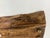 Hand carved wooden small dough bowl made in India with elongated rectangular form and natural live-edge shape. Carved from...