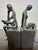 Black Vintage "Thinker" Brutalist Bookends - A Pair For Sale - Image 8 of 9