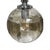 Gold Vintage Cascade Hanging Pendant in Smoked Glass, 1960s For Sale - Image 8 of 11