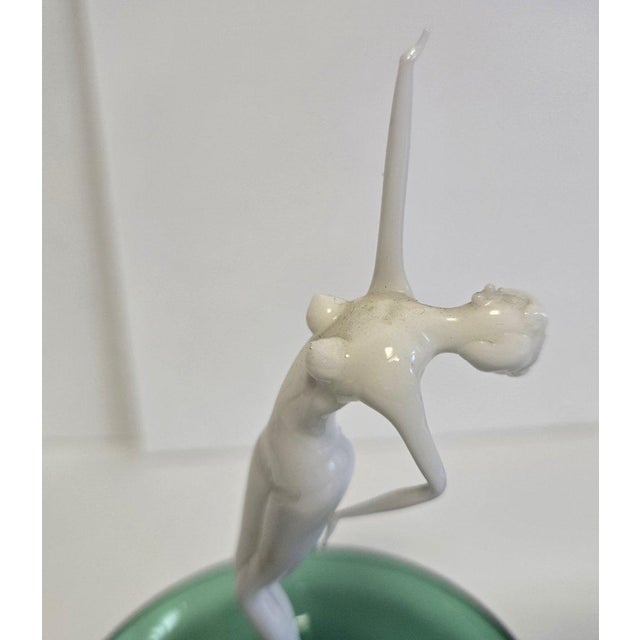 1930s Art Nouveau Murano Glass Ring Holder, 1930s For Sale - Image 5 of 9