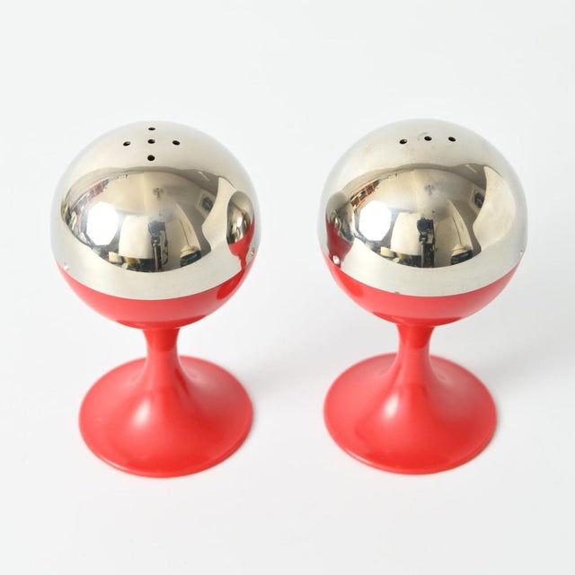 Mid-Century Modern Space Age Salt and Pepper Shaker from Quist, 1970s, Set of 2 For Sale - Image 3 of 6