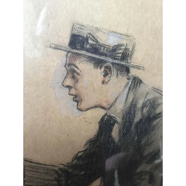 Arthur William Brown Drawing, with an Inscription by Booth Tarkington, 1915 For Sale - Image 4 of 8