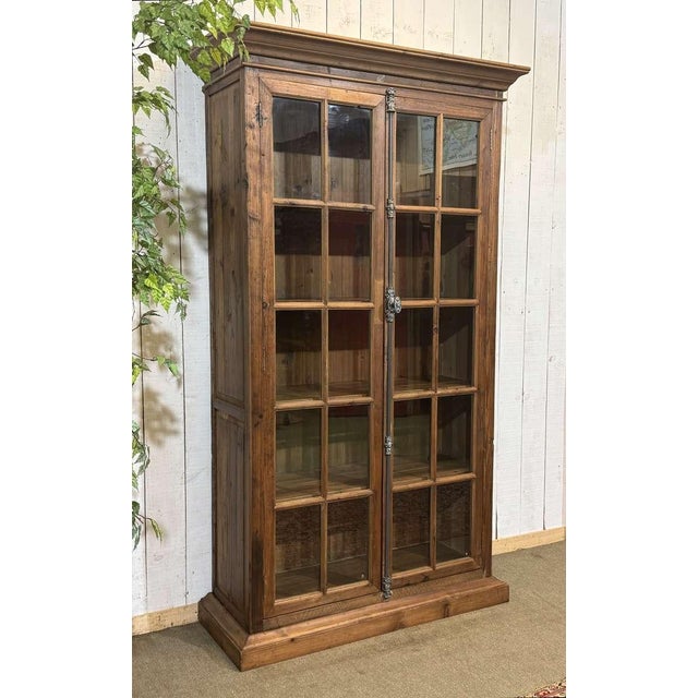 Modern Fir Wood Bookcase, 1980s For Sale - Image 5 of 18