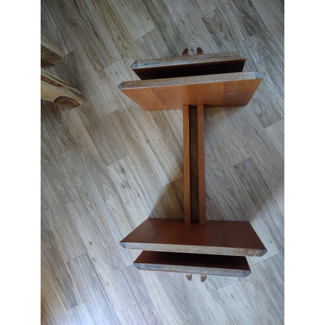 Wood Gustav Gaarde Trekanten Oblong Teak and Glass Table For Sale - Image 7 of 7