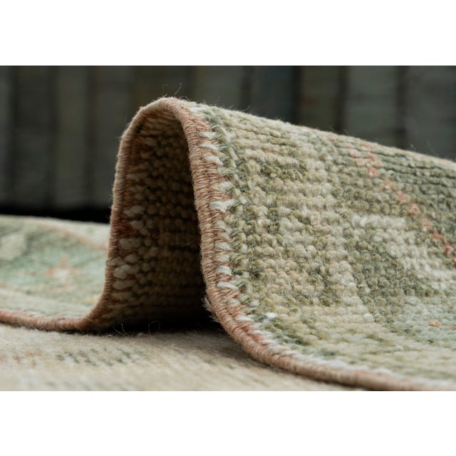 Textile Turkish Vintage Rug 3'3" x 6'9" #17707 For Sale - Image 7 of 8