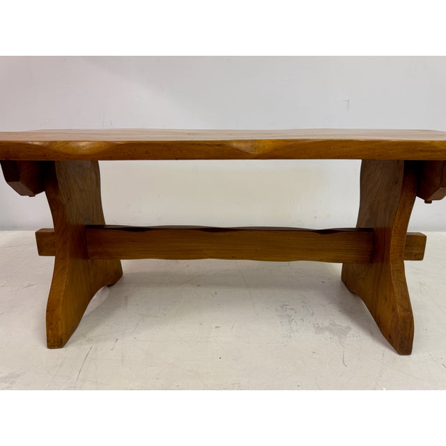 Mid-Century Elm Coffee Table, 1960s For Sale - Image 9 of 14