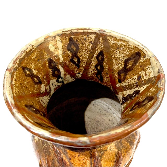 Mid-Century Modern South African KwaZulu-Natal - 1970's Rorke's Drift Pottery Vase by Mirriam Rhumalo For Sale - Image 3 of 16
