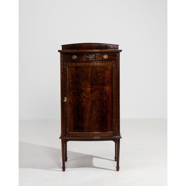 19th Century France Georgian Brown Wood Storage Cabinets & Cupboards For Sale - Image 9 of 11
