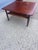 Mid-Century Modern Mid 20th Century Gunnar Schwartz Teak Square Coffee Table with cane shelf For Sale - Image 3 of 9