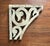 A gorgeous, antique wood corbel fragment. Features a scrolled, swan head bracket detail with a distressed finish in...