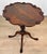 Victorian Vintage Chippendale Mahogany Round Pie Crust Parlor Table For Sale - Image 3 of 12