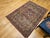 Persian 19th Century Persian Kerman Lavar Rug, Hand-Knotted Wool & Silk, Floral Pattern, Gold & Red, 4x6 For Sale - Image 3 of 16
