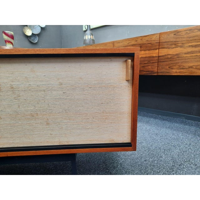 Metal Teak Sideboard by Dieter Wäckerlin for Behr, 1960s For Sale - Image 7 of 15