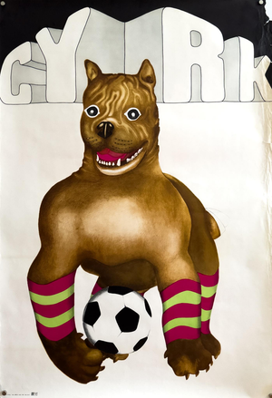 Original Circus Poster by Danuta Żukowska, 1973