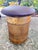 1960s Mid-Century Italian Gilded Metal Storage Ottoman / Vanity Stool - Newly Upholstered For Sale - Image 4 of 12