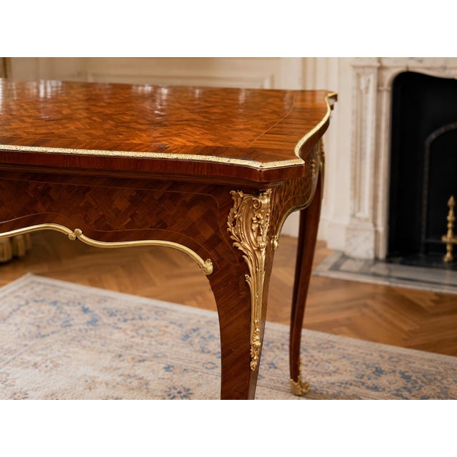 1840s French Artisan Neoclass Mahogany Bronze Table - 1 Pc For Sale - Image 4 of 11