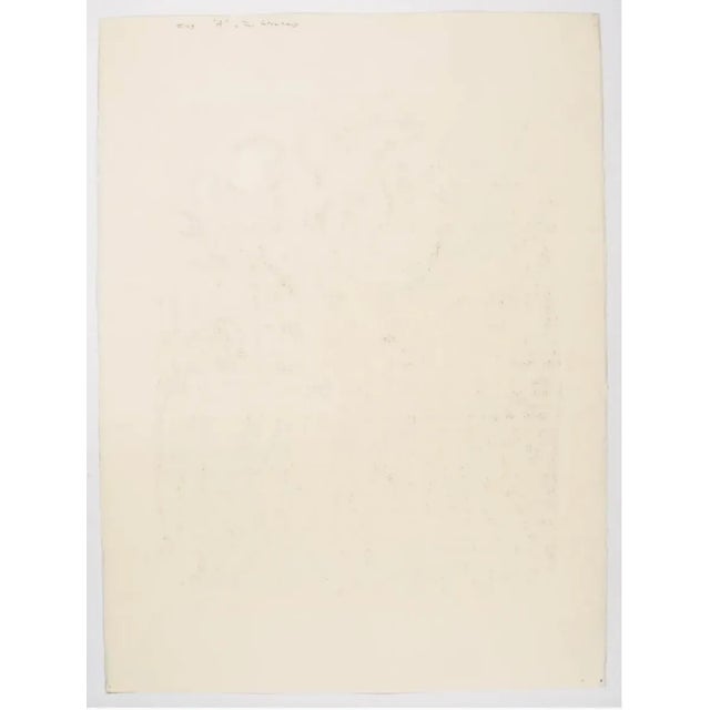 1970s 1974 Frank Kleinholz "A Is for Astronauts" Serigraph With Hand Coloring For Sale - Image 5 of 6