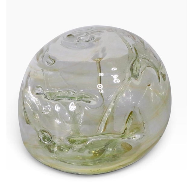 Art Glass Witch's Ball by Peter Bramhall C. 1976 For Sale - Image 12 of 13