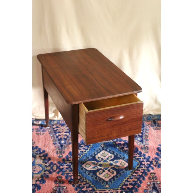 Mid-Century Modern 1960s Midcentury Modern Scandinavian Sewing Table For Sale - Image 3 of 14