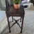 Brown Two Vintage Antique Chinese Chippendale Tables For Sale - Image 8 of 10