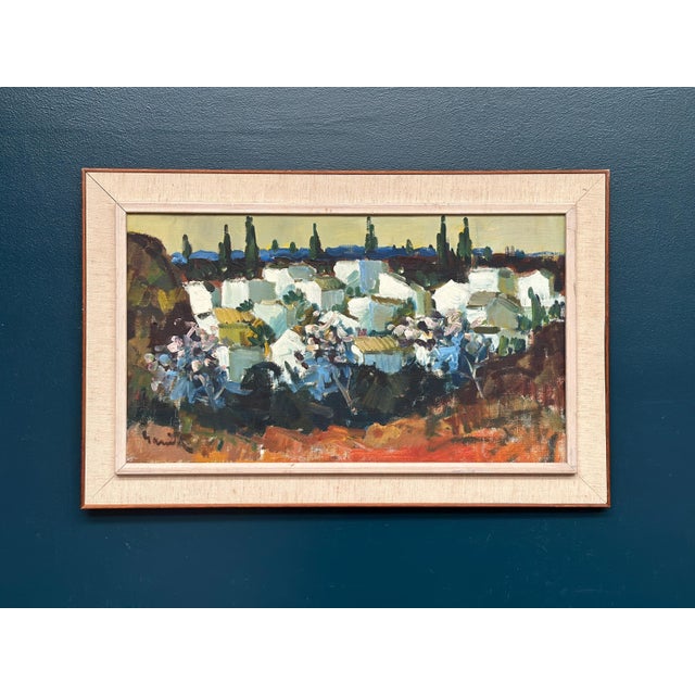 Tage Gavik, Almuñécar, Spain, 1960s, Oil on Canvas, Framed For Sale - Image 9 of 18