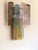 Blue 21st Century Multicolored "Squared" Murano Glass Wall Sconces - a Pair For Sale - Image 8 of 10