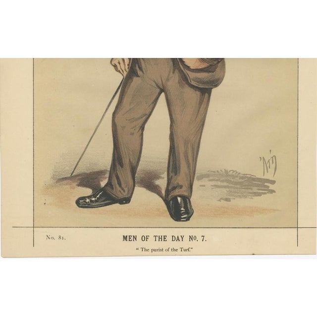 Victorian Turf Authority – Vanity Fair Men of the Day No. 7, 1870 : Issued May 21, 1870, this Vanity Fair print portrays a...