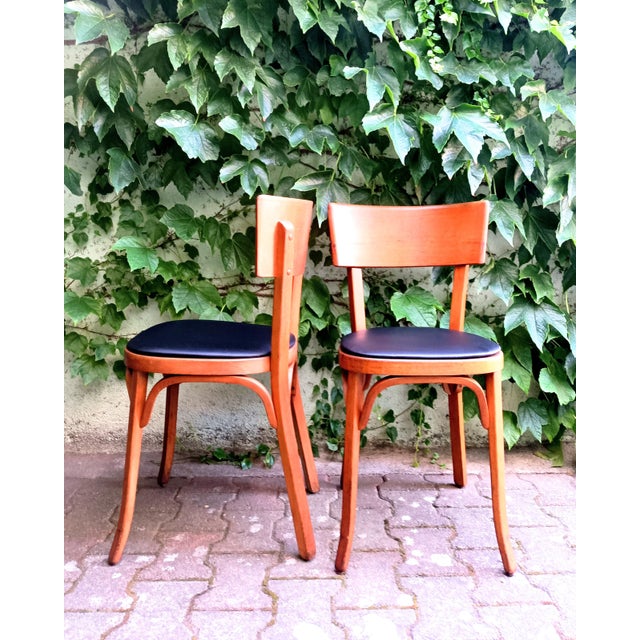 Vintage Bistro Chairs from Baumann, 1960s, Set of 2 For Sale - Image 4 of 10