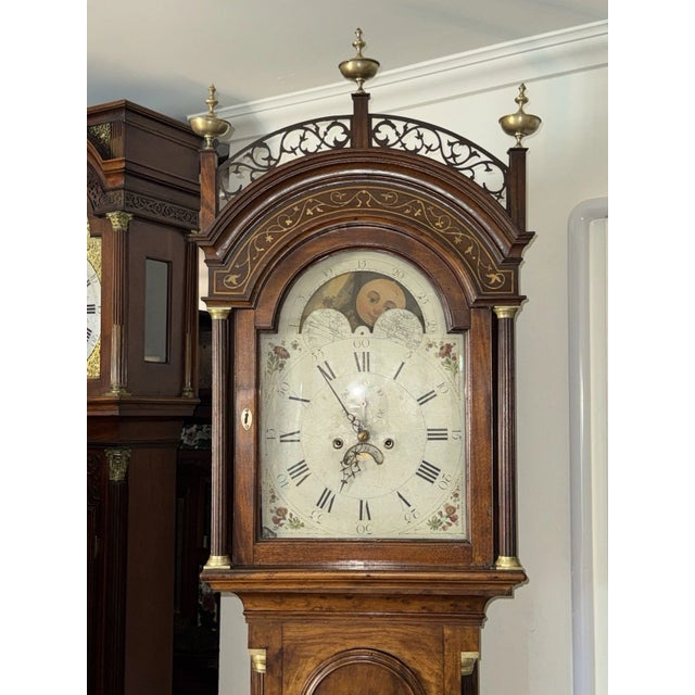 William Fitz, New Hampshire Grandfather Clock, Circa 1795 For Sale - Image 18 of 18
