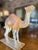 A striking vintage pâte de verre camel sculpture by celebrated French crystal house Daum. Rendered in beautifully...