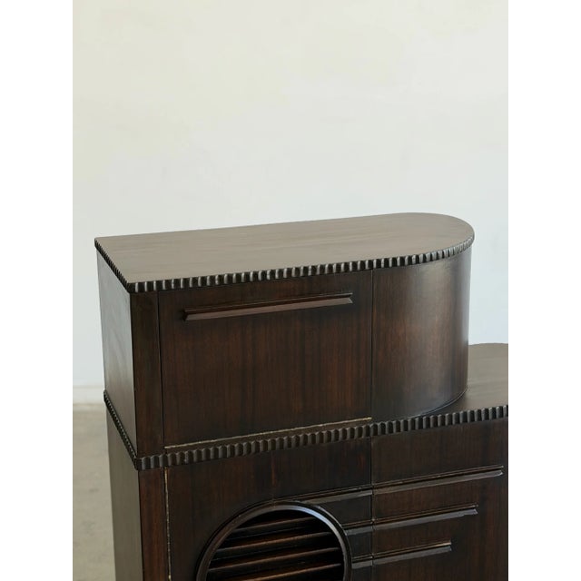 Art Deco Art Deco Fluted Cocktail Cabinet For Sale - Image 3 of 13