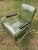 1930s 1930s Namco Art Deco Industrial Green Vinyl & Chrome Lounge Chair For Sale - Image 5 of 11