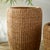 Kenneth Ludwig Chicago Seagrass Tall Round Planters, Set Of 2 For Sale - Image 4 of 5