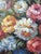 Mid 20th Century Impressionist Still Life Floral Bouquet Oil Painting Signed For Sale - Image 4 of 9
