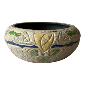 Vintage Roseville Style Art Pottery Bowl / Cachepot