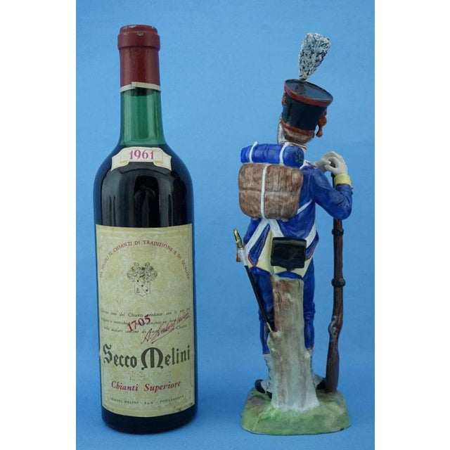 20th Century Porcelain Napoleonic Soldier of the Neuchatel Battalion from Carl Thieme's Potschappel Factory For Sale - Image 6 of 18
