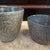 Set of 2 20thC. Mid-Century Modern Primitive Incised Art Pottery Bowls For Sale - Image 4 of 11