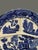 Mid 20th Century Vintage Japanese Willow Divided Blue & White Plate For Sale - Image 5 of 9
