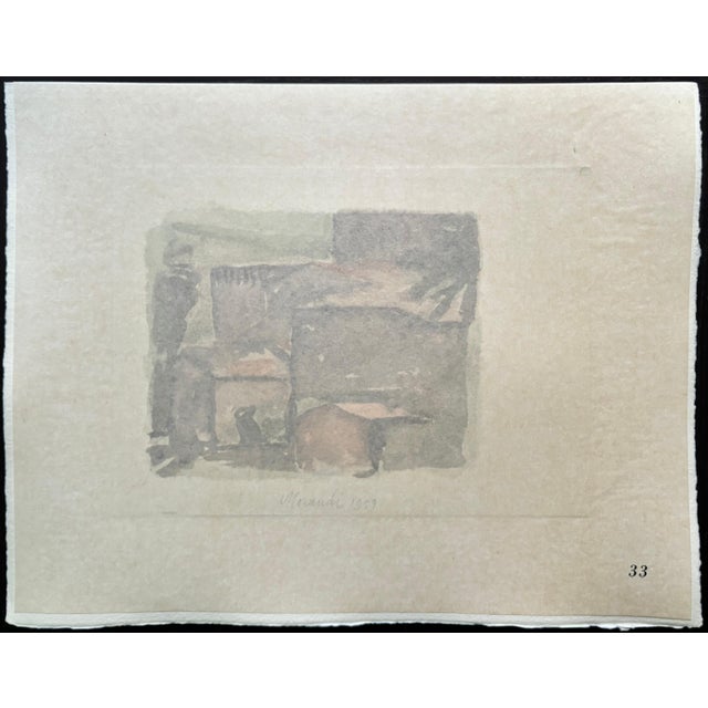 Giorgio Morandi, Landscape, 1959-1973, Lithograph For Sale - Image 4 of 9