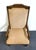 Brown Bernhardt Furniture Solid Walnut Asian Chinoiserie Style Dining Arm Chair For Sale - Image 8 of 9