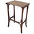 Traditional Vienna Secession Bent Oak Pedestal Mid Size Side Nesting Table Attributed to Thonet For Sale - Image 3 of 6