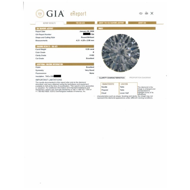 Tiffany & Co. Platinum Three Stone Diamond Engagement Ring 1.02ct Ttl. E Vs, Size 6.5 For Sale - Image 12 of 12