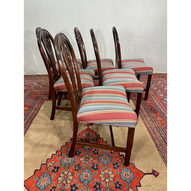 Traditional 1920s Antique Dining Chairs- Set of 6 For Sale - Image 3 of 10