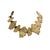 Oscar de la Renta Oscar De La Renta 22k Gold-Plated Pewter & Brass Ginkgo Leaf Statement Necklace For Sale - Image 4 of 13