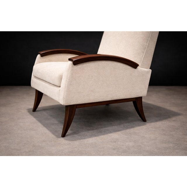 Beige Pair of Brazilian Rosewood Lounge Armchairs by Liceu De Artes E Ofícios, Brazil, 1960s For Sale - Image 8 of 18