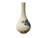 1980s Vintage Tiny Small Blue White Pear Shape Blue White Graphic Vase For Sale - Image 5 of 10