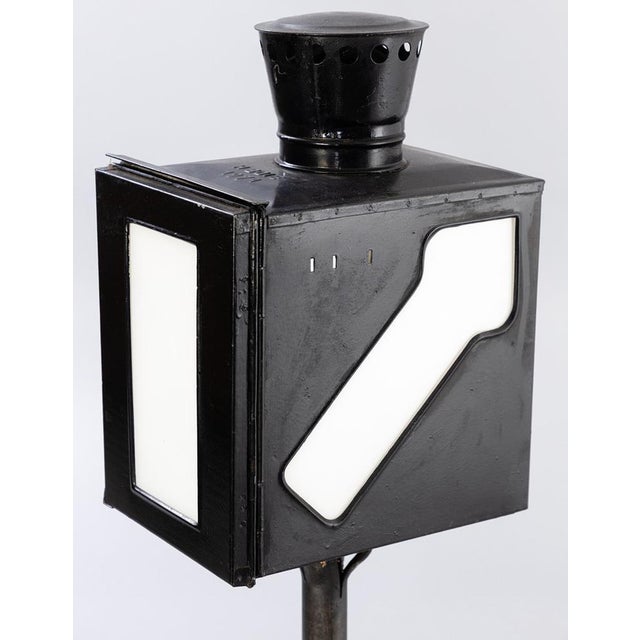 Industrial Switch Lantern Floor Lamp, 1970s For Sale - Image 3 of 7